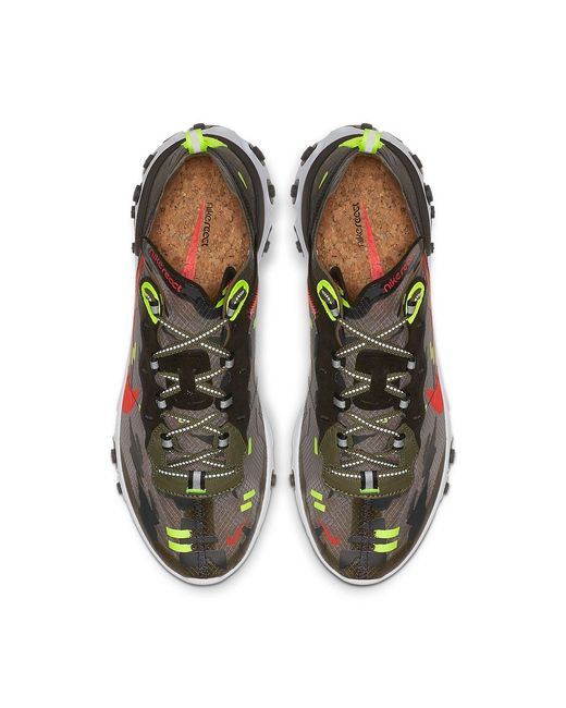 Nike Red React Element 87 'Camo' for men