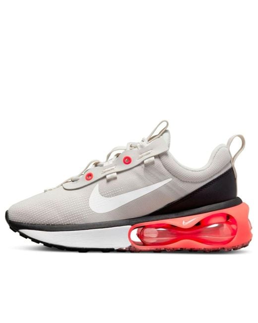 Nike White (Wmns) Air Max 2021 'Light Bone Flash Crimson'