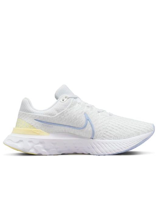 Nike White (Wmns) React Infinity Run Flyknit 3 Light Marine'