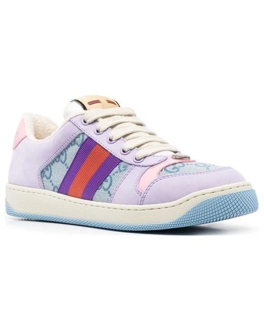 Gucci Blue (Wmns) Screener Gg Sneakers Multi'