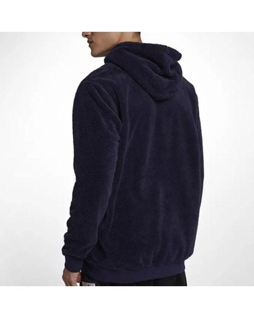 Nike Blue Flight Fleece Stay Warm Contrasting Colors Sports for men