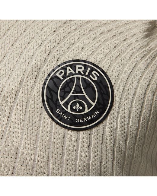 Nike Gray X Paris Saint-Germain Strike Elite Third Adv Football Drill Top 'Hemp' for men