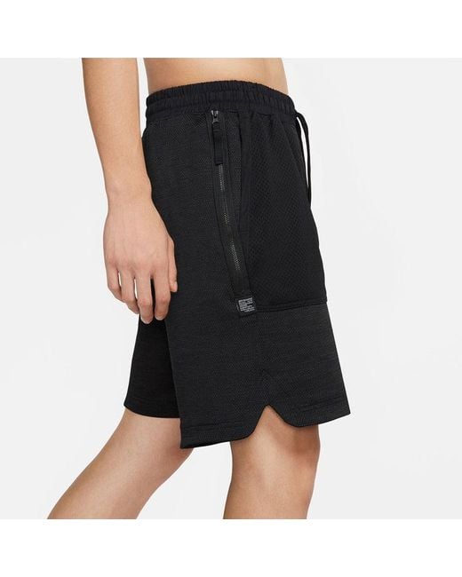 Nike Black Therma Flex Exploration Basketball Shorts For for men