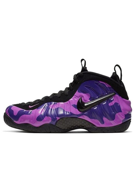 Nike Purple Air Foamposite Pro Camo' for men