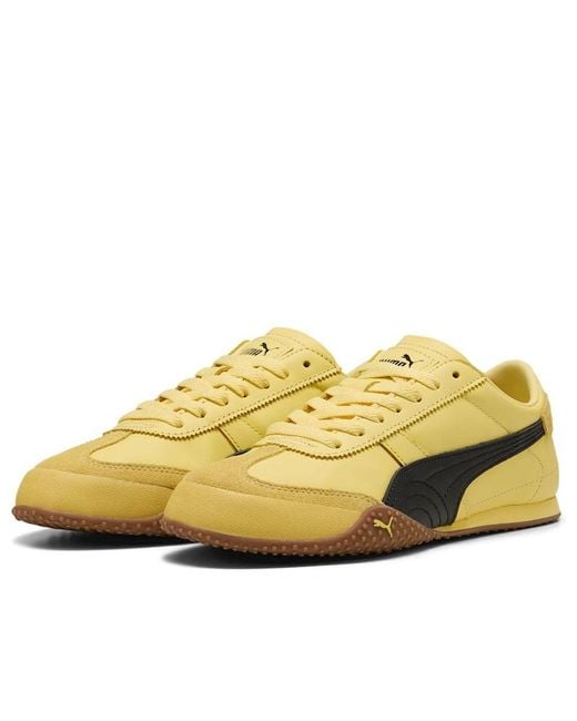 PUMA Yellow Bella Ut Leather 'Pale Lemon' for men