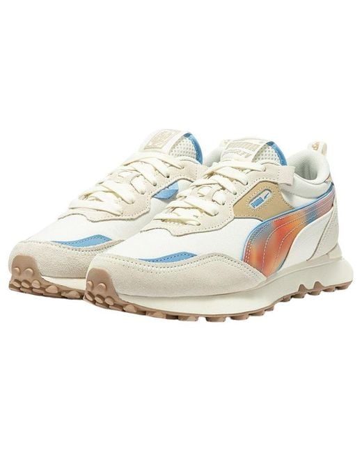 PUMA White Rider Fv Gradient Flames for men