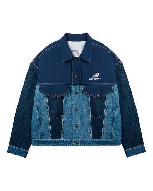 New Balance Blue X Levi's Crossover Reversible Denim Jacket for men