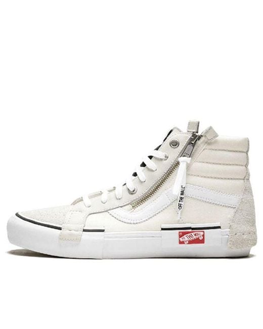 Vans White Sk8-Hi Cap Lx 'Marshmallow' for men