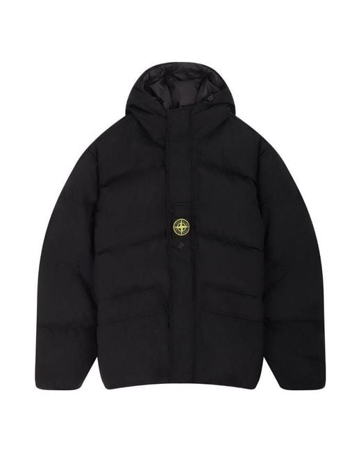Stone Island Blue Naslan Down Tc Garment Dyed Jacket for men