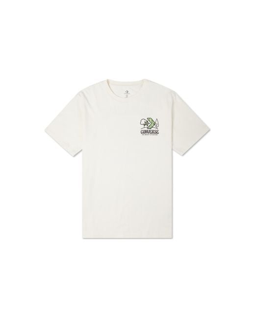 Converse White Landscape Center Tee for men