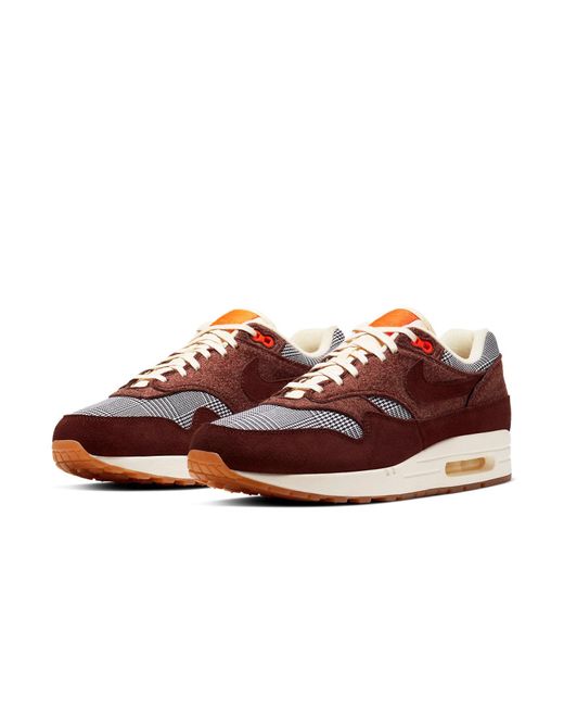 Nike Brown Air Max 1 'Houndstooth' for men