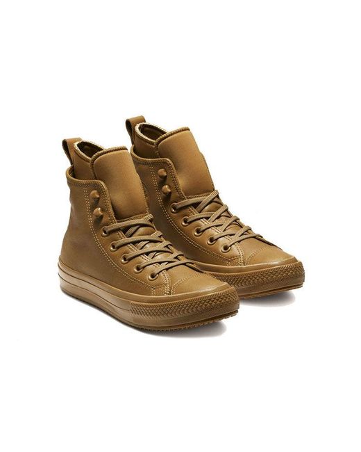 Converse Brown Chuck Taylor All Star Hi Burnt Caramel Waterproof for men