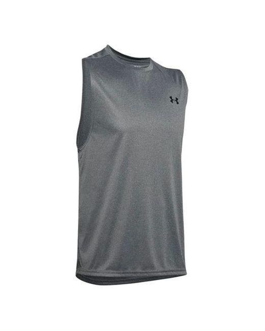 Under Armour Gray Velocity Muscle Tank for men