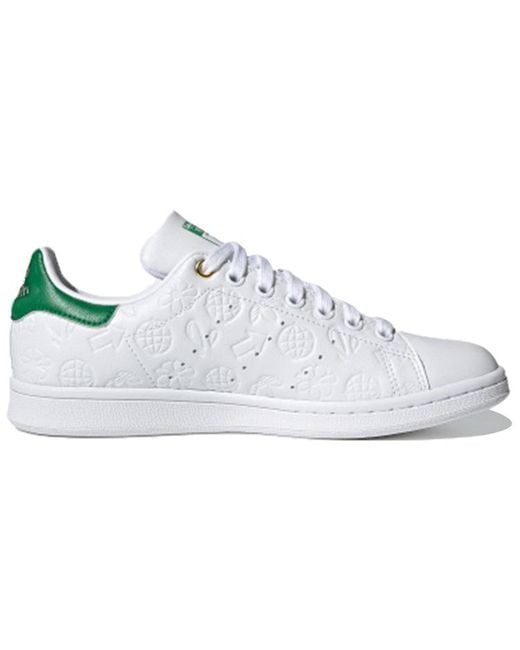 Adidas White (Wmns) Stan Smith 'Embossed Graphics