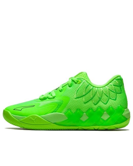 PUMA Green Mb.01 Low Lamelo Ball 'Volt' for men