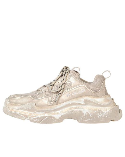 Balenciaga Natural Triple S Sneaker 'Light Faded' for men