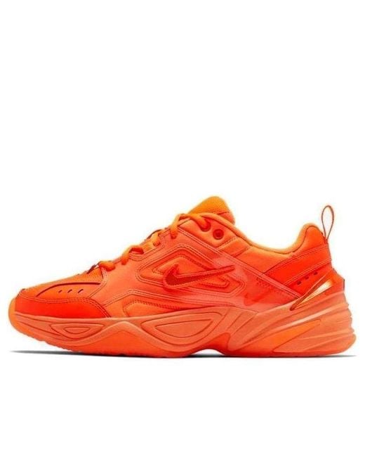 Nike Orange M2K Tekno Gel Burst' for men