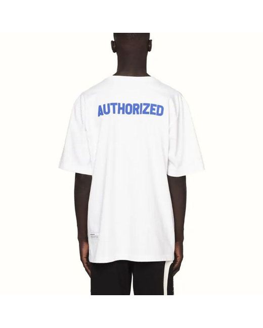 Heron Preston Blue Ss21 Heron Af T-Shirt for men