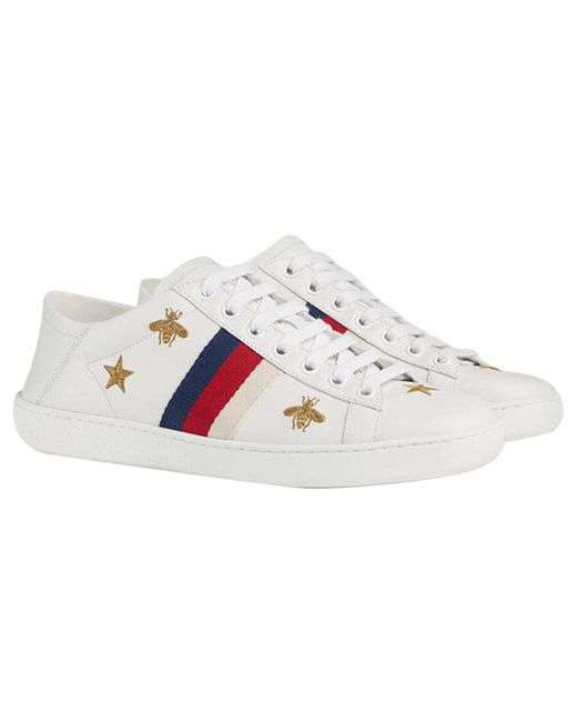 Gucci White (Wmns) Ace 'Bees And Stars'