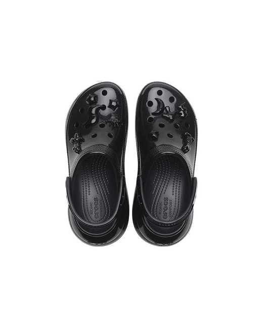 CROCSTM Black (Wmns) Crush High Shine Clogs