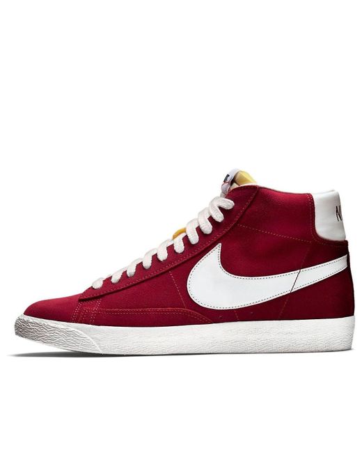 Nike Red Blazer High Suede for men