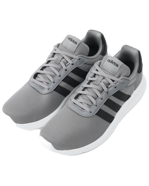 Adidas Gray Neo Lite Racer 3.0 Shoes for men