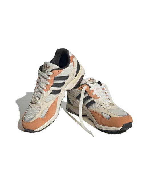 Adidas White Originals Torsion Super Shoes 'Chalk Carbon' for men