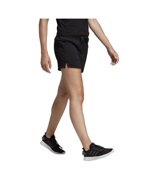 Adidas Black (Wmns) Essentials Linear Logo Shorts