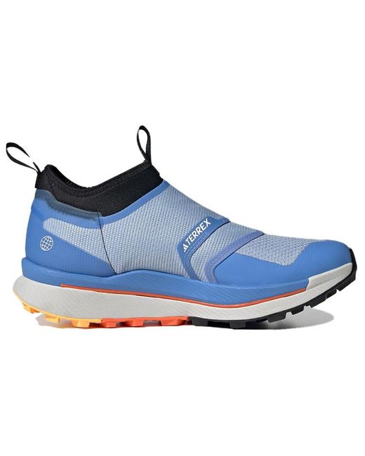 Adidas Blue Terrex Agravic Pro Trail Running Shoes Dawn Impact' for men