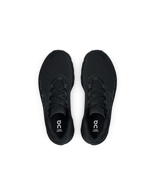 On Shoes Black Cloudmonster 'Triple' for men