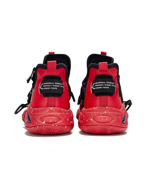 361 Degrees Red X Gundam Zaku Ii Casual Shoes for men