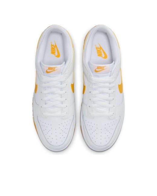 Nike White Dunk Low University' for men