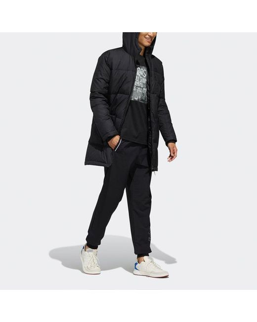 Adidas Blue Neo Casual Hooded Stay Warm Down Jacket for men