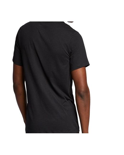 Nike Black Dri-Fit Running Quick Dry Breathable Athleisure Casual Sports Short Sleeve for men