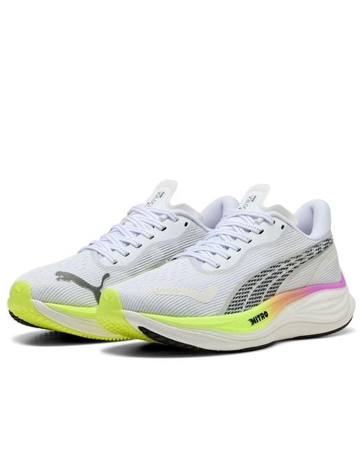 PUMA White (Wmns) Velocity Nitro 3 Pure'