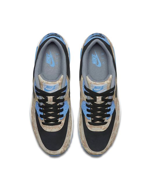 Nike Blue Air Max 90 Premium 'Digi Camo' for men