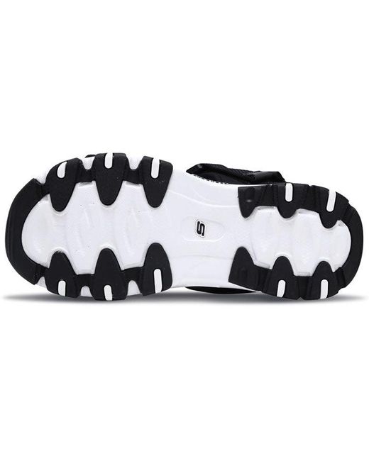 Skechers Black (Wmns) Dlites 2.0 Fashion Sandals