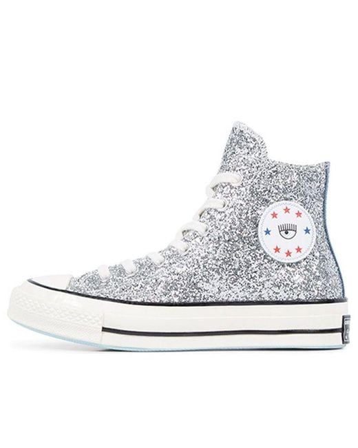 Converse White (Wmns) Chiara X Chuck 70 High Glitter'