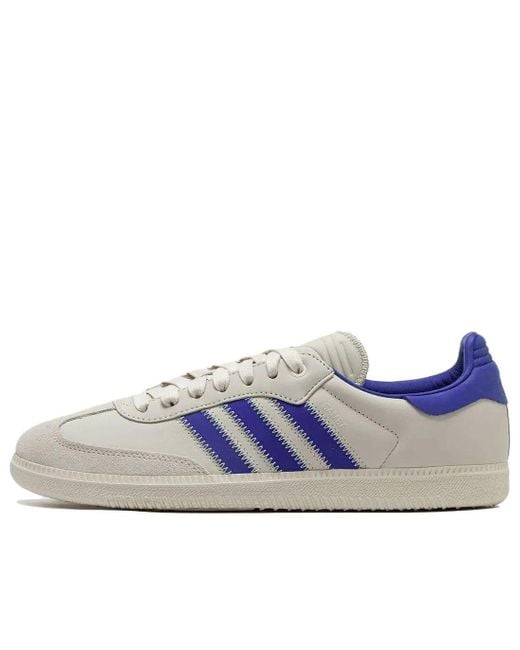 Adidas Blue X Pharrell Humanrace Samba 'Royal Alumina' for men