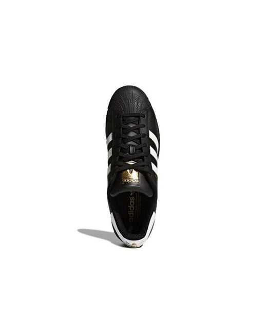 Adidas Black Superstar 'Foundation' for men