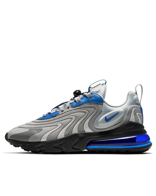 nike air max 270 react eng silver and blue