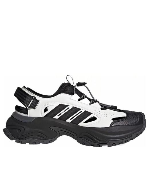 Adidas Black Sneaker Sandals 'Core Six' for men