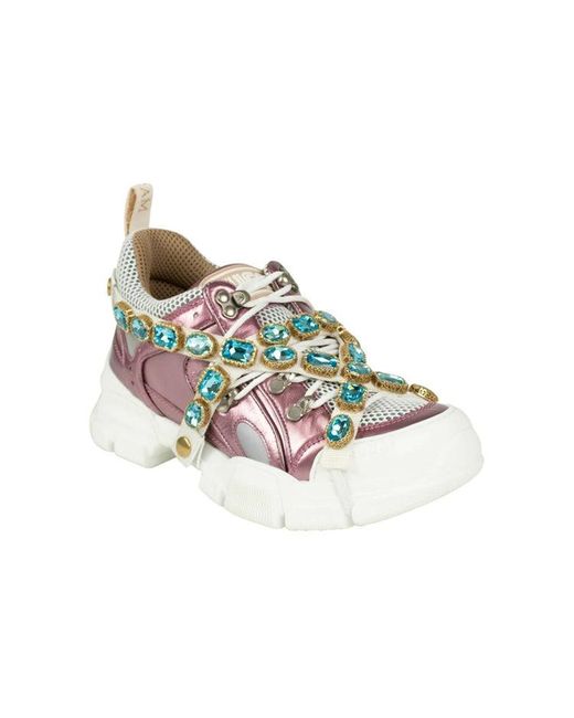 Gucci Pink (Wmns) Flashtrek Crystals'