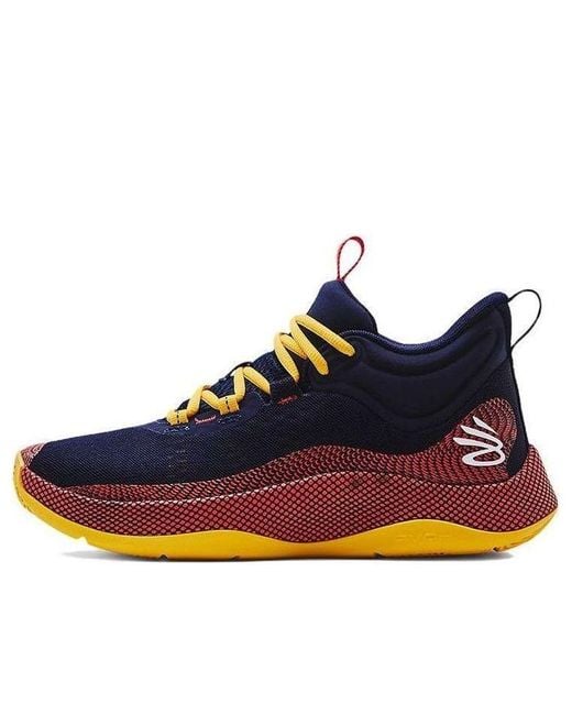 Under Armour Blue Curry Hovr Splash 'Midnight Taxi' for men