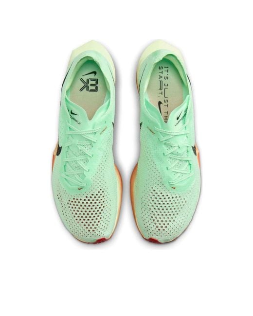 Nike Green X Eliud Kipchoge Zoomx Vaporfly Next% 3 'It's Just The Start' for men