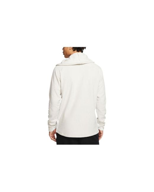 Nike White Fc Winter Drill Fleece 1/4Zip Jackets for men