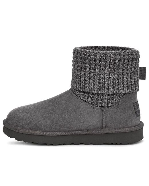Ugg Black (Wmns) Classic Solene Mini Cozy Stay Warm Outdoor Casual