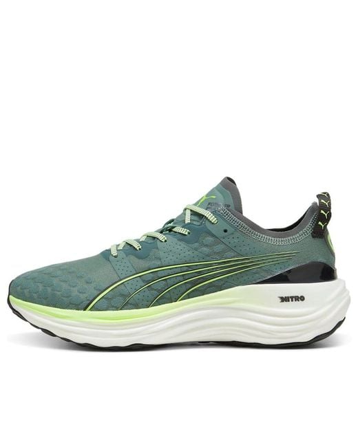PUMA Blue Foreverrun Nitro 'Eucalyptus' for men