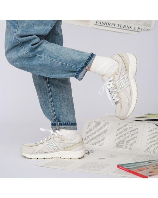 New Balance White (Wmns) 480 'Cream Y'