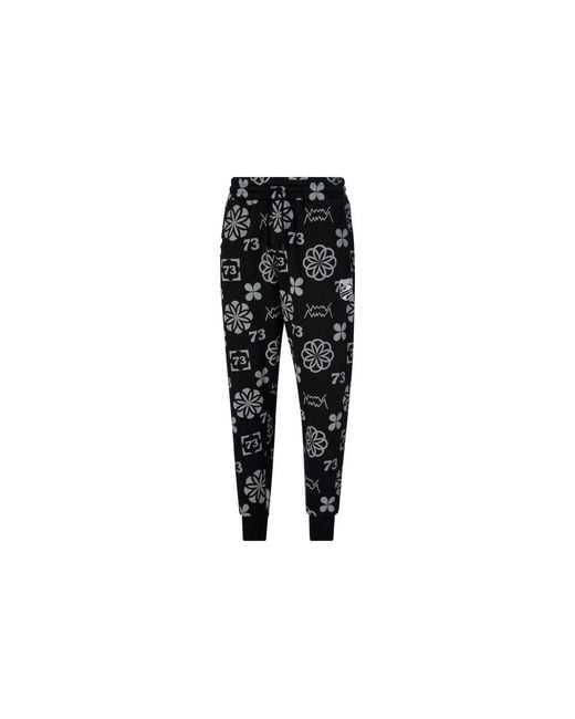 PUMA Black Booster Clyde Print Pants for men